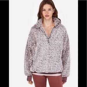 Express One Eleven Fleece Quarter-Zip Sweatshirt